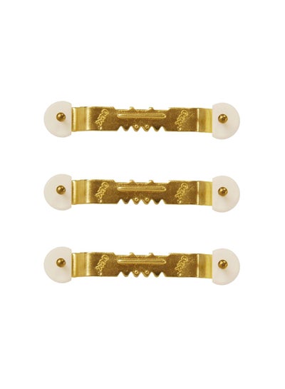 Buy Set Of 3 Sawtooth Hangers Gold in UAE