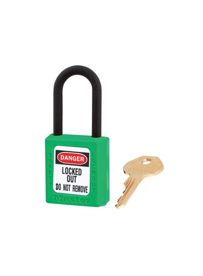 Buy Plastic Non Conductive Thermoplastic Padlock Green in UAE