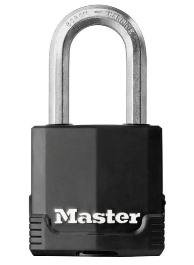 Master Lock Excell Laminated Steel Padlock 50mm Long Shackle 38mm for sale online 