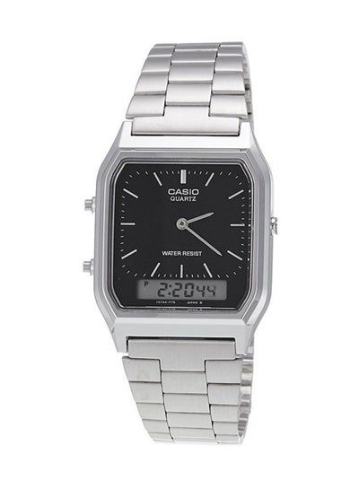 اشتري Stainless Steel Analog & Digital Wrist Watch AQ-230A-1DMQY - 39 mm - Silver للرجال في السعودية