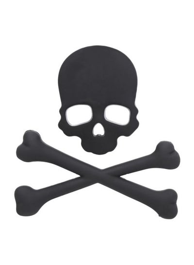 Buy Skull With Bones Car Sticker in UAE