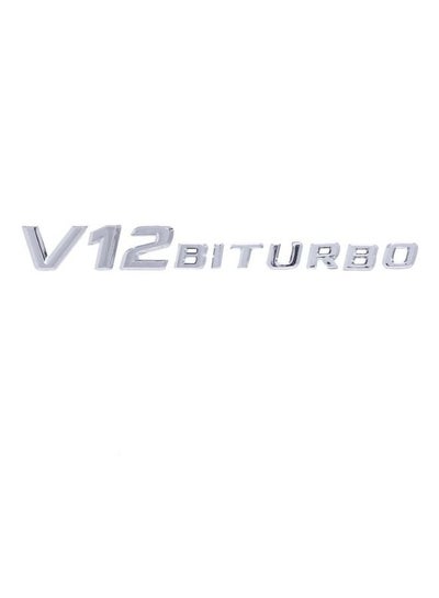 Buy V12 Bi Turbo Car Emblem For Mercedes in UAE