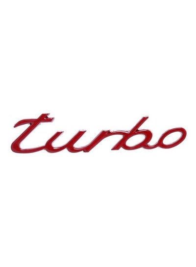 Buy Turbo Car Emblem And Sticker in UAE