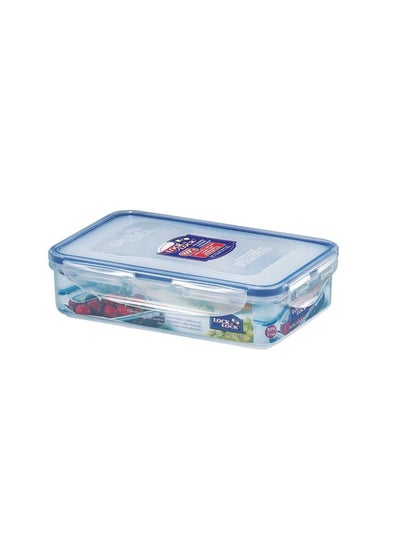 Buy Rectangular Food Container With Divider Clear 800ml in UAE