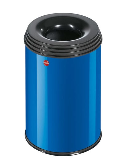 Buy Profiline Fireproof Wastepaper Basket With Flame Extinguishing Lid  - HLO-0915-322 Blue 15L in UAE