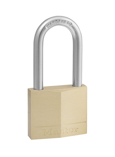 Buy Padlock With High Shackle Gold 40mm in Saudi Arabia