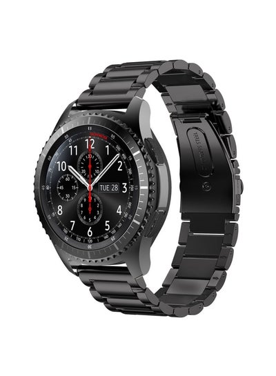 Buy Replacement Watch Band For Samsung Gear S3  Black in UAE