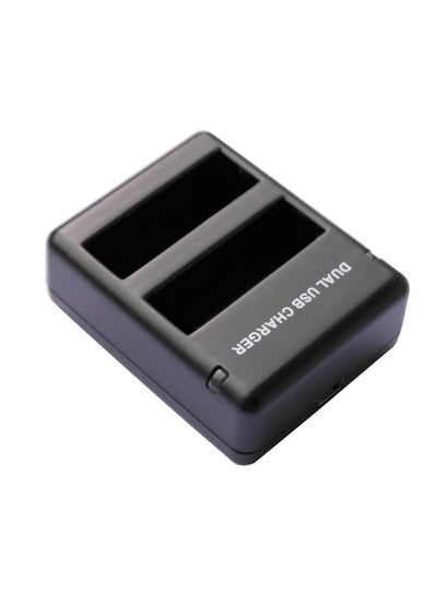 Buy Dual Battery Charger For GoPro HERO 4 AHDBT-401 Battery Black in UAE