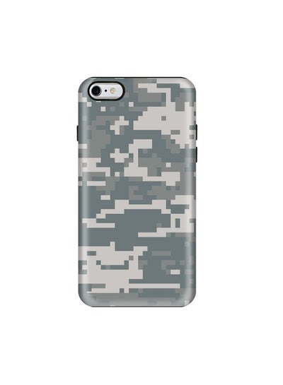 Buy Premium Dual Layer Tough Case Cover Matte Finish for Apple iPhone 6/6s Digital Camo in UAE