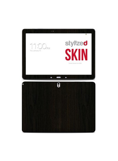 Buy Premium Vinyl Skin Decal Body Wrap for Samsung Note Pro 12.2 SM P900 Wood Dark Tamo in UAE