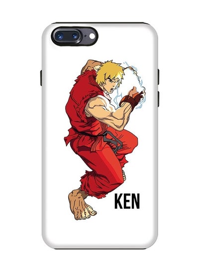 Buy Dual Layer Tough Case Cover Matte Finish for iPhone 8 Plus/iPhone 7 Plus Street FighterKen in UAE