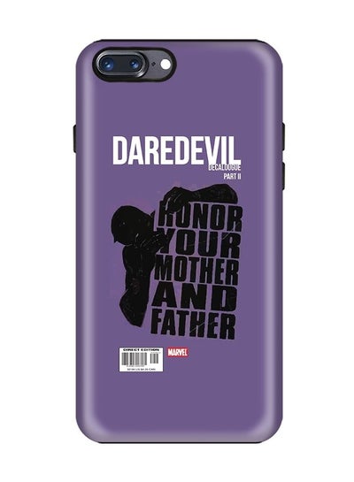 Buy Dual Layer Tough Case Cover Matte Finish for iPhone 8 Plus/iPhone 7 Plus Daredevil Comic Cover in UAE