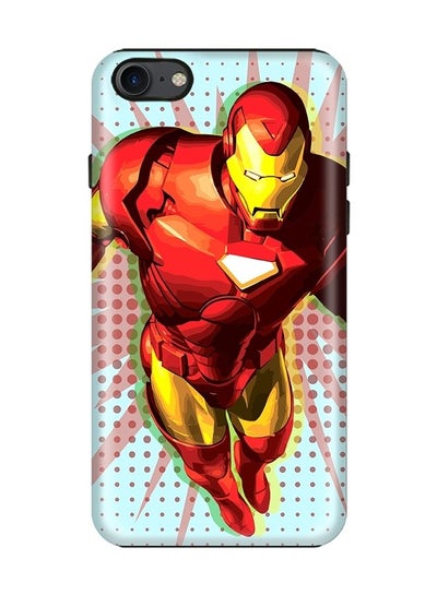 Buy Dual Layer Tough Case Cover Matte Finish for iPhone 8/iPhone 7 Ironman Popart in UAE