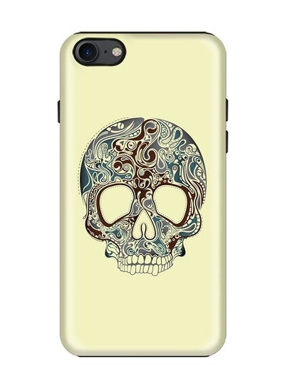 Buy Dual Layer Tough Case Cover Matte Finish for iPhone 8/iPhone 7 Skully Tattoo in UAE