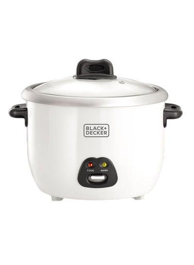 Black & Decker RC4500 220 Volts Rice Cooker, 4.5 Liter, White