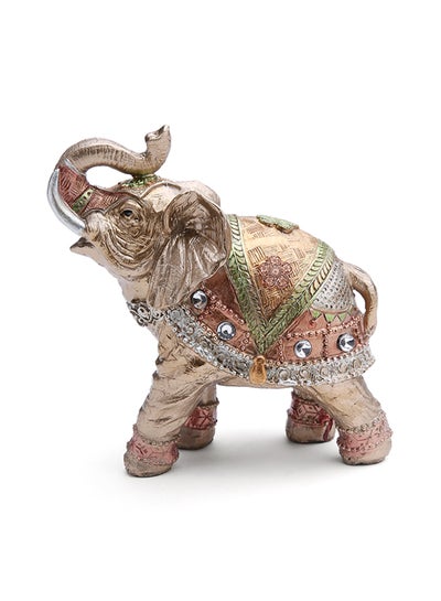  FJS Home Decor Elephant Statue, White Elephant for