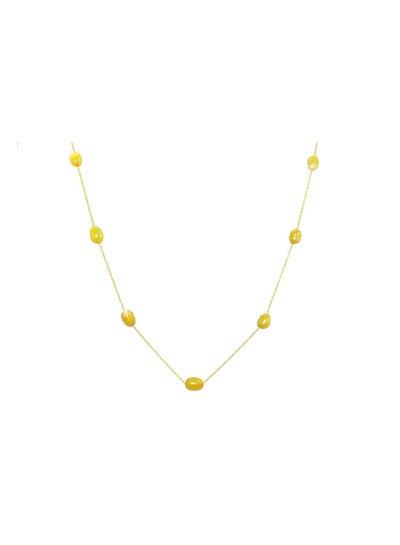 Buy 18K Gold Opera Pearl Necklace in UAE