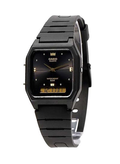 Buy Men's Analog/Digital Quartz Wrist Watch AW-48HE-1AVDF - 31 mm - Black in UAE