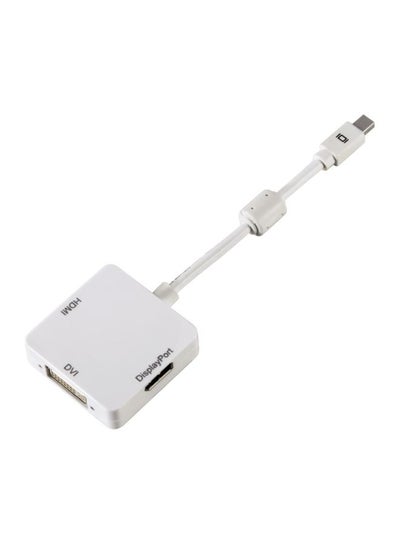 Buy 3-In-1 Mini DisplayPort Adapter White in UAE