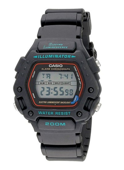 Buy Men's Quartz Digital Watch DW-290-1VS - 47mm - Black in UAE