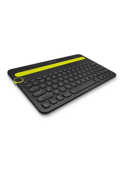 Buy Bluetooth Multi-Device Keyboard K480, Works With Windows and Mac Computers, Android and iOS Tablets and Smartphones, EN Layout Black in UAE