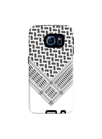 Buy Premium Dual Layer Tough Case Cover Matte Finish for Samsung Galaxy S6 Victory Shemag Black in UAE