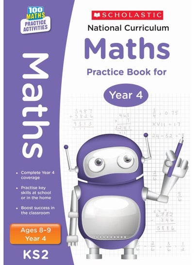 Buy National Curriculum Maths Practice Book for Year 4 printed_book_paperback english in UAE