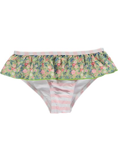 Buy Frill Detail Bikini Bottom Pink in UAE