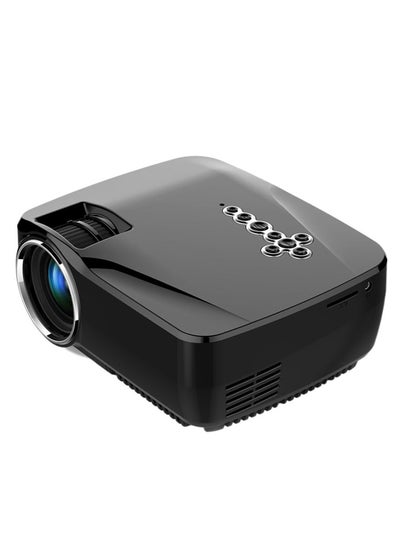 Buy Smart Android 4.4 WiFi LED Home Cinema Projector with 1200 Lumens GP9 Black in Egypt