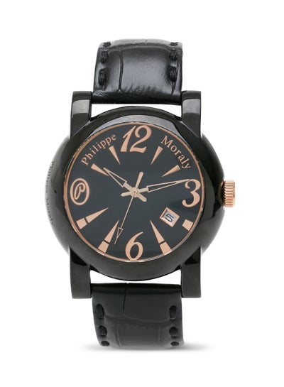Buy men Analog Wrist Watch L0723BRBB - 34 mm - Black in UAE