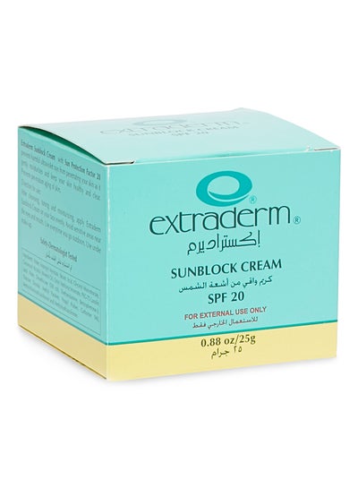 Buy Sunblock Cream - SPF 20 25g in UAE