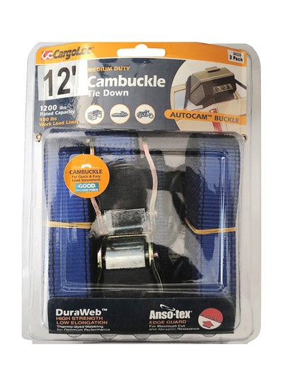 Buy 2-Piece Cambuckle Tie Down Blue 3.65meter in UAE