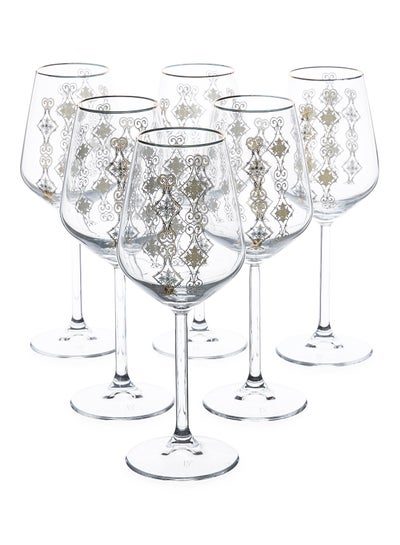 Buy 6-Piece Goblet Set Multicolour in UAE