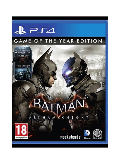 Batman Arkham Knights Game of the Year Edition - PlayStation 4 - PlayStation  4 (PS4) price in Egypt | Noon Egypt | kanbkam
