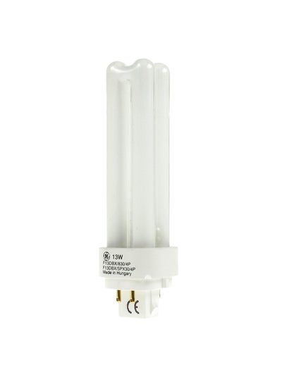 Buy CFL Dulux D/E 13W/865/ 855Im Plug In Base Bulb Blue/White in UAE