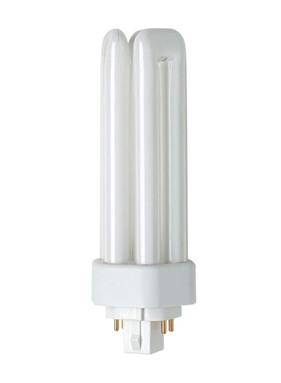 Buy CFL Dulux D/E 18W Plug In Base Bulb Warm White 130milimeter in UAE