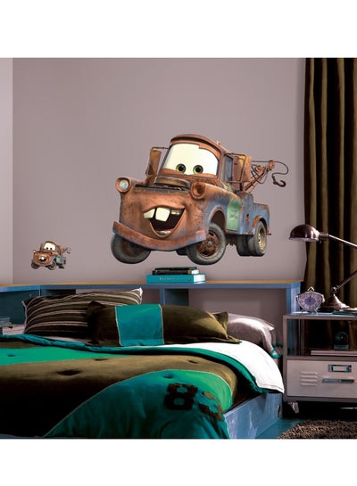 Buy Cars Mater Giant Wall Decal Brown in Saudi Arabia