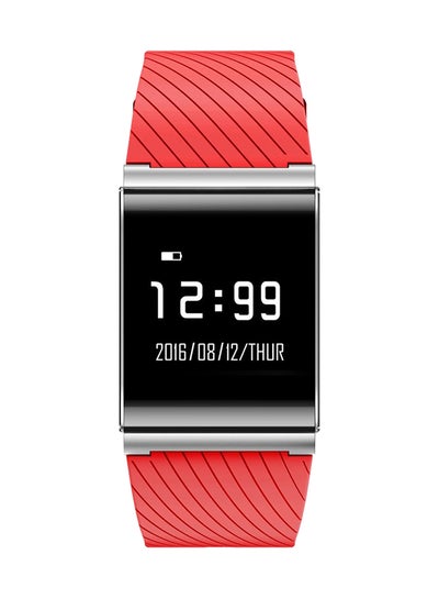 Buy X9-Plus Bluetooth 4.0 Smart Fitness Tracker With Heart Rate Monitor Blood Pressure Pedometer Red in UAE