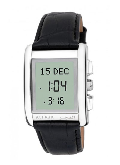 Buy Men's Leather Digital Quartz Watch WS-06L in UAE