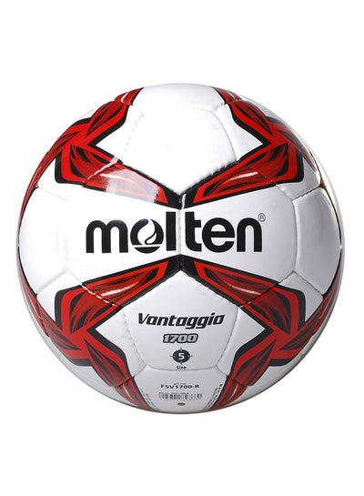 Buy Hand Stitched Synthetic Leather Football 27.5inch in UAE