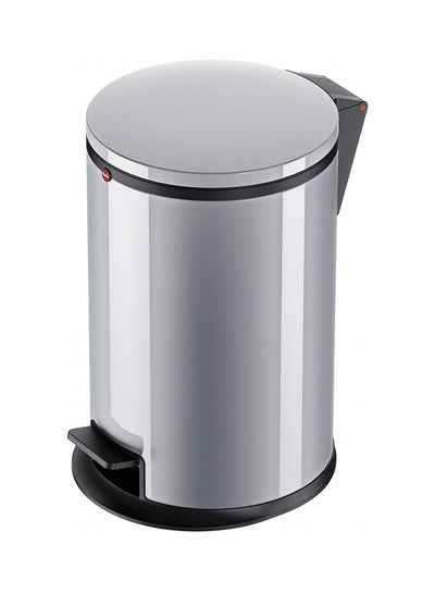 Buy Pure M Pedal Waste Bin  - HLO-0517-020 Silver 12L in UAE