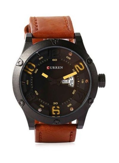 Buy men Leather Analog Watch CU-8251-Y in UAE