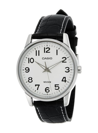 اشتري ساعة يد إنتايسر كوارتز بعقارب طراز MTP-1303L-7BVDF - 40 مم - أسود للرجال في السعودية