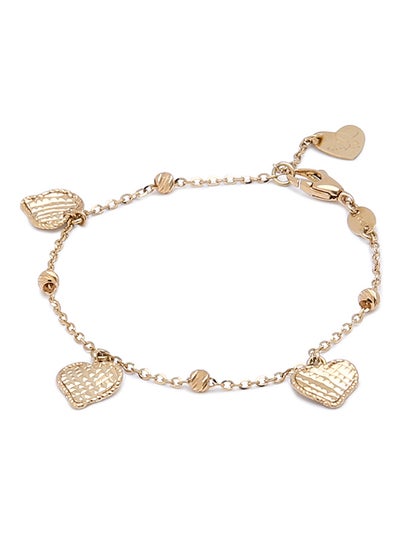 Baby Feet Charm Bracelet in Solid Gold - Tales In Gold