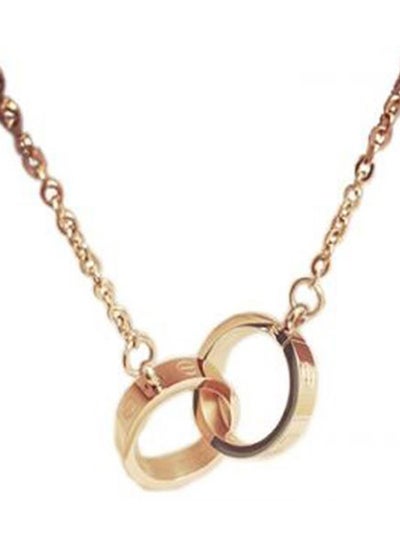 Buy Lovely Rose Gold Necklace in UAE