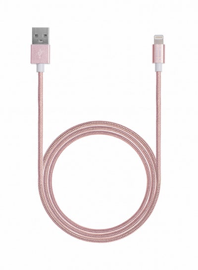 Buy Apple Lightning Cable Metal Rose Gold in UAE