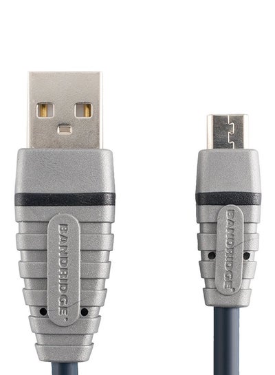 اشتري كابل USB إلى Micro-B أزرق 1 متر في الامارات