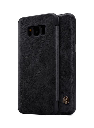 Buy Qin Leather Series For Samsung Galaxy S8 Plus Black in UAE