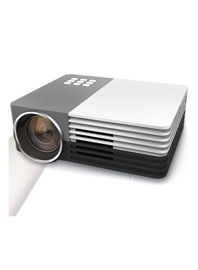 Buy Compact Mini LED 50 100" Projector With HDMI Support 3D Movies Black in Saudi Arabia