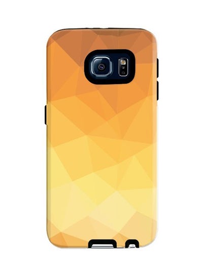 Buy Premium Dual Layer Tough Case Cover Matte Finish for Samsung Galaxy S6 Gold Bar in UAE